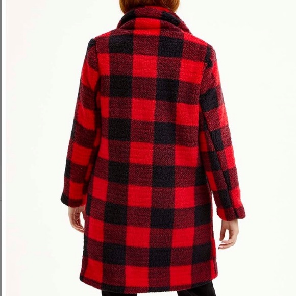 *No Longer For Sale* Steve Madden Plaid Sherpa Coat! NWT! Size XL - Picture 10 of 10